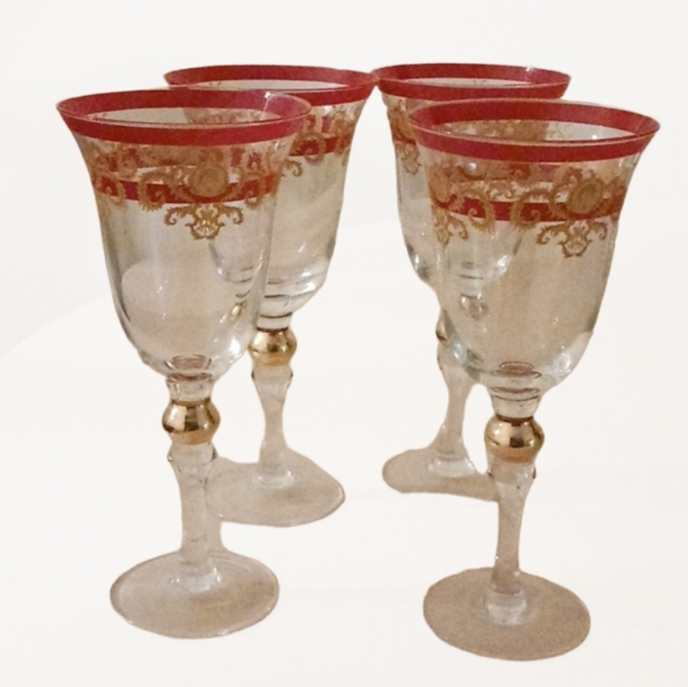 Venetian Tapestry Wine Glasses